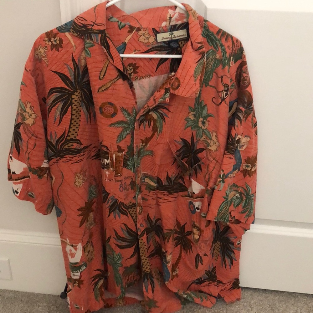 Short Sleeve, Hawaiian Button Down